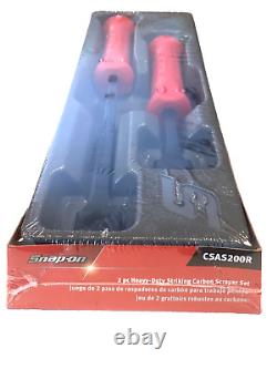 Set de grattoirs en carbone frappants de 2 pièces Heavy Duty Snap On Tools USA CSAS200R NOUVEAU