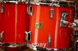 Sonor Horst Signature Lien Lourd Beech Drum Kit, 5 Pièces, Tornado Red Pré-aimé