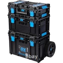 Système de rangement d'outils OX ToolTrek avec roues, ensemble de 3 pièces, modularité robuste, NOUVEAU