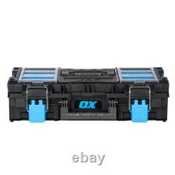 Système de rangement d'outils OX ToolTrek avec roues, ensemble de 3 pièces, modularité robuste, NOUVEAU