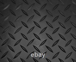Tapis de sol de voiture noir sur mesure pour Toyota Alphard 2003 à 2008 (1 pièce et 2 clips)