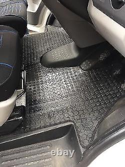 Tapis de sol en caoutchouc résistant VW T5 T6 avant double sur mesure 1 PC tapis de qualité