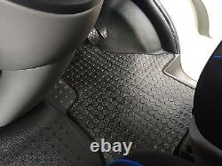 Tapis de sol en caoutchouc robuste sur mesure pour VW T5 Double avant, 1 pièce, qualité supérieure