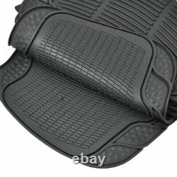 Tapis de sol universels en caoutchouc renforcé pour voitures 7 places SUV MPV 4x4