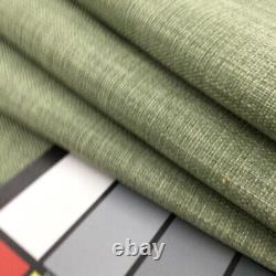 Tissu d'ameublement en lin vert sauge tonal lourd de style lin - 54 pouces