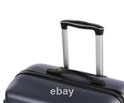 Valise rigide 3 pièces Rock Pacific en bleu marine, neuve