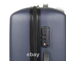 Valise rigide 3 pièces Rock Pacific en bleu marine, neuve