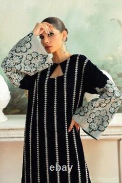 Vanya costumes de designer pakistanais cousus, nouvel ensemble lourd brodé 2 pièces XL