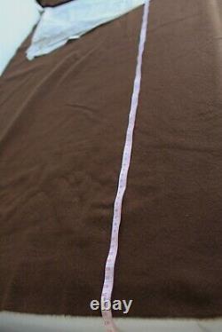 Vicuna Bolt 1,45cms X 3,1 M 450gsm Tissu De Manteau Lourd/cuit Riche Chocolat Brun