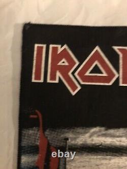 Vintage As New Iron Maiden Back Patch, 2 Minutes À Minuit 1984. Métal Lourd
