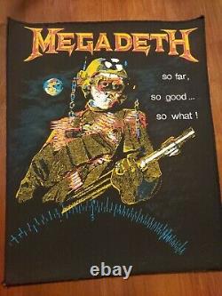 Vintage Megadeth Dos Patch Heavy Metal New Old Stock